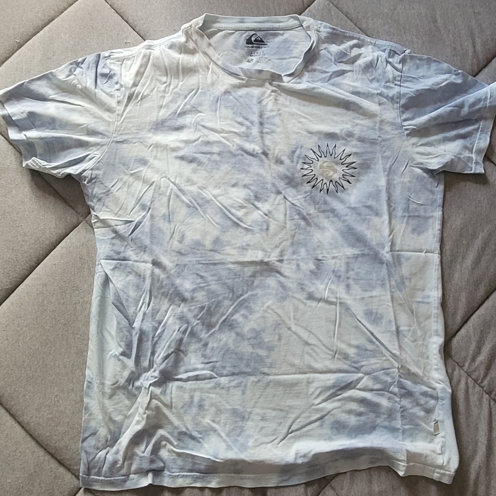 Quiksilver Blue Tie-dye Tee